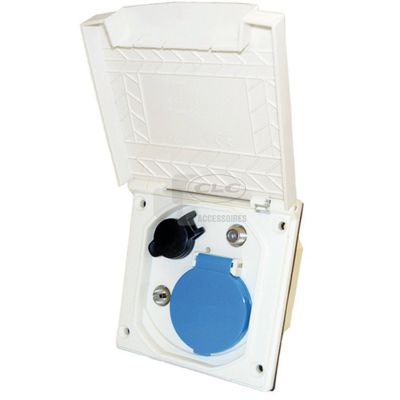 Multiprise extérieure TV antenne 12/220V